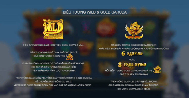 Bieu tuong trong game Mystical Bali Slot